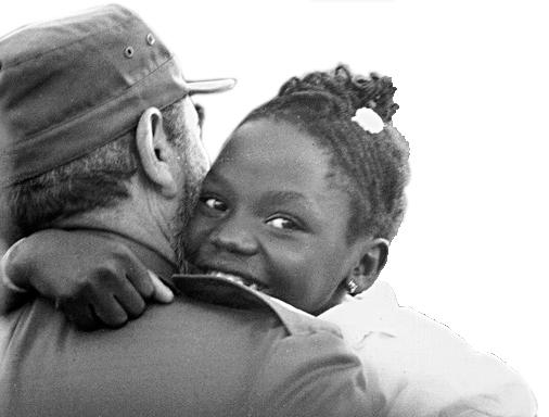 En su pecho, los niños encontraron siempre el cálido y tierno abrazo. Foto: Arnaldo Santos