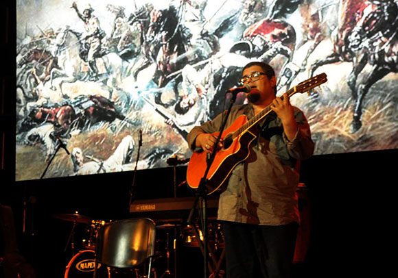 Eduardo Sosa en "Cantata a Fidel"