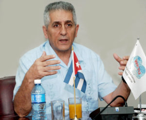 Secretario general de la Federación Sindical Mundial (FSM), George Mavrikos
