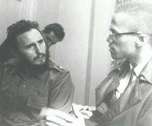 Fidel Castro y Malcolm X