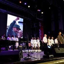 Jóvenes y músicos dedicarón una Cantata a Fidel