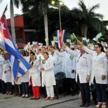 Médicos rinden homenaje a Fidel Castro