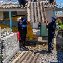 Se informó que nuevos lotes de materiales de construcción estarían arribando a la provincia, a fin de avanzar en la recuperación de los daños en las viviendas. Foto: José Manuel Correa
