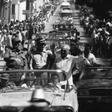 Recorrido de Fidel Castro por Cienfuegos