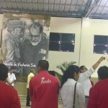 Frente Farabundo Martí para la Liberación Nacional (FMLN) rinde tributo al líder de la Revolución cubana, Fidel Castro Ruz
