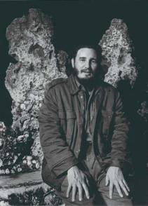 Fidel fotografiado por Agnès Varda.