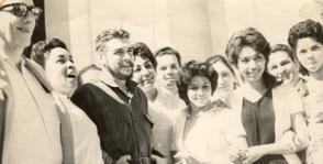 El Che Guevara con la brigada medica en Sidi Bel Abbes.