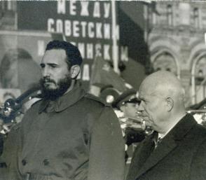 Il Comandante in capo ha visitato la Russia per la prima volta come parte di uno storico percorso per varie repubbliche della URSS nel 1963. Foto: Archivio di Granma