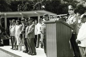 «A nuestro pueblo y a usted, Comandante en Jefe, informo: ¡la Operación Carlota ha concluido!», expresó el General de Ejército Raúl Castro en 1991. Foto: Orlando Cardona