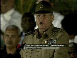 GD José Carrillo Gómez, presidente de la Asociación de Combatientes de la Revolución Cubana
