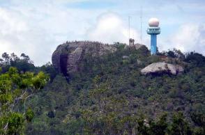Radar de la Gran Piedra en Santiago de Cuba