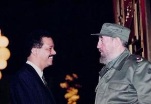 Leonel Fernández y Fidel Castro Ruz