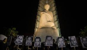 Vigilia en honor a las Víctimas del Terrorismo contra Cuba, Plaza de la Revolución, 5 de octubre de 2016. Foto: Ismael Francisco / Cubadebate