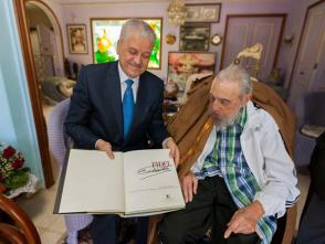 Fidel Castro y el Señor Abdelmalek Sellal, Primer Ministro de la República Argelina Democrática y Popular