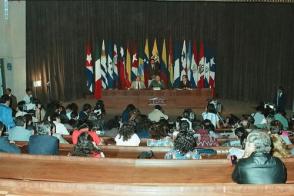 Conferencia de prensa ofrecida en CIESPAL, Ecuador
