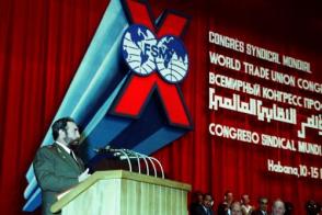 Inauguración del X Congreso Sindical Mundial 10 de febrero de 1982