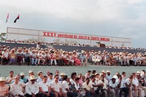 XXXV Aniversario del Asalto al Cuartel Moncada. Santiago de Cuba
