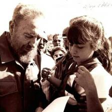 Primer encuentro de Kenia y Fidel, el 19 de abril de 2001. Foto: cortesía de la entrevistada.