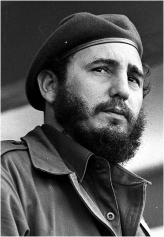 Fidel in una manifestazione al Cacahual, il 7 dicembre  1961. La foto è stata scattata da Liborio Noval.
